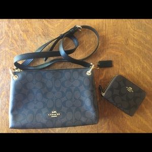 Coach Crossbody and Wallet Double Zip